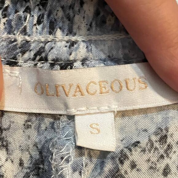 Olivaceous snake print flowy pants - Picture 4 of 4